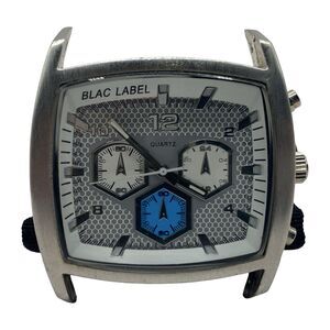 Blac Label 1968 Large Men’s Quartz Chronograph Watch Needs Battery